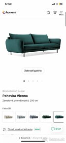 Dizajnova sedacka Vienna Cosmopolitan design 200cm - 5