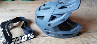 Enduro prilba IXS a okuliare 100% - 5
