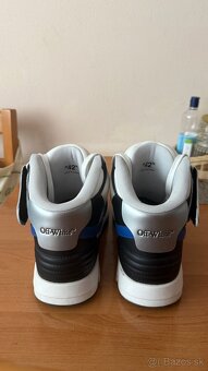 OFF WHITE OUT OF OFFICE MID TOP BLACK NAVY BLUE - 5