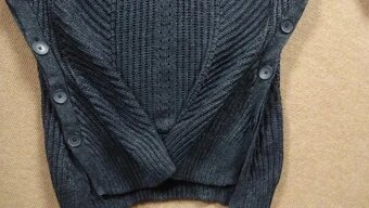 Tmavošedý pulover H by Halston, L/XL - 5