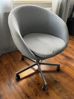 SKRUVSTA Otočná stolička, Vissle sivá-IKEA - 5