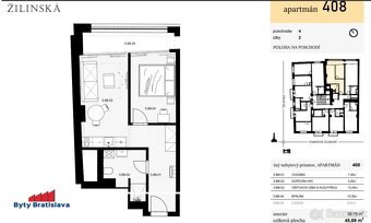Byty Bratislava predá 2 izb. byt na ul. Žilinská, BA I. - 5