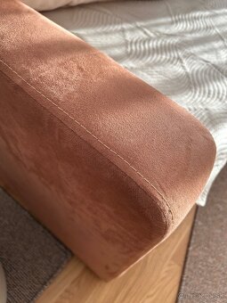 Rohová sedacia rozkladacia súprava s úložným priestorom - 5