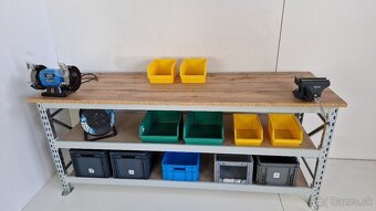 ponk, pracovný stôl. Dielenský stol. - 5