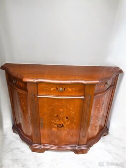 Intarzovaná rustikálna komoda, S120xV87xH37 - 5