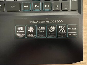 Predám Notebook Acer Predator Helios 300 - 5