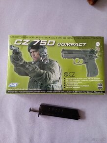 Airsoft Pistol CZ 75D Compact CO2 GNB 6mm - 5