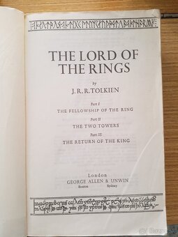 Lord of the Rings - anglické vydanie z roku 1969 paperback - 5