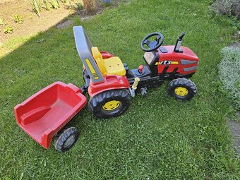 Šliapací traktor Rolly Toys, nosnosť 100 kg, prevodovka - 5