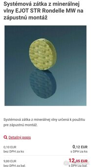 Fasádna zátka z minerálnej vlny 600ks 67mm - 5