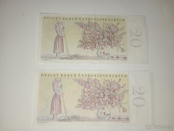 BANKOVKY 20 KČS, 1949, 1. VYDANÁ SÉRIE A - 5