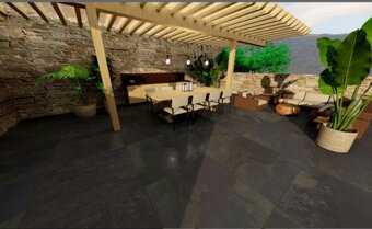 Za 1/2 ceny terasová dlažba 90x90x2 montáž aj na terče - 5