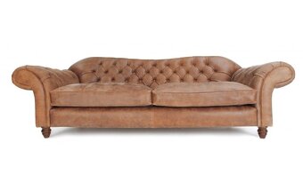 Kožená sedačka Chesterfield - 5