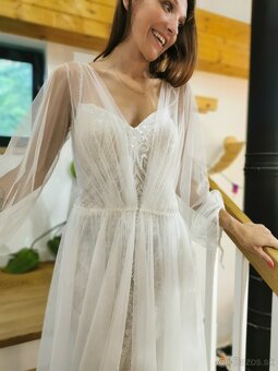 Svadobné šaty Lacerta S/M - 5