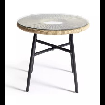 Záhradný bistro set Java z ratanu pre 2 osoby - 5