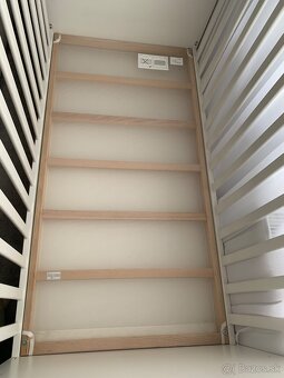Predám detskú postieľku Ikea stuva s matracom, rozmer 60x120 - 5