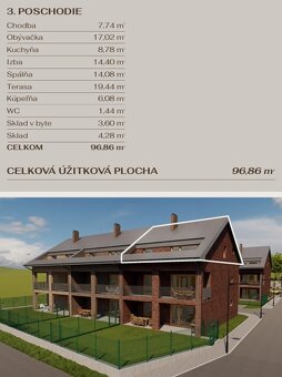 Predávame priestranný 3 izbový byt v Starej Ľubovni - 5