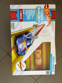 Hot Wheels Track Builder sady, dráhy, spojky - 5