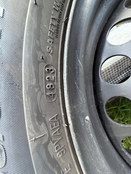 195/65 R15 KUMHO ecowing, plechové disky - 5