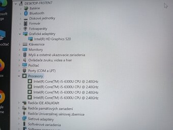 predám Lenovo Thinkpad T460 , Intel i5 , 8gb ram , Win 10 - 5