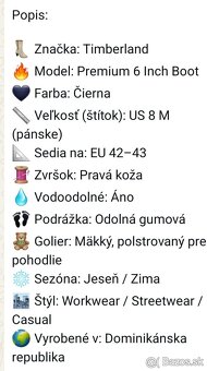 Timberland premium 6 lnch 42-43 - 5