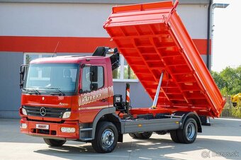 MERCEDES ATEGO 1524 TROJSTRANNÝ SKLÁPAČ + HYDRAULICKÁ RUKA - 5