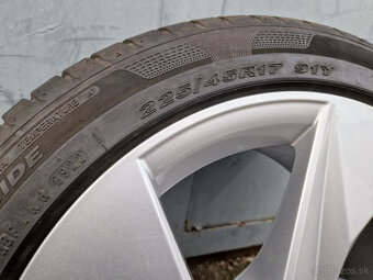 5x112 r17 kolesa disky a3 vw golf octavia 225 45 17 letne - 5