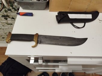 Predavam Damaskový Bowie Výrobca: karlbullknives - 5