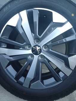 Peugeot 17"..215/60 R17 orig.hliník.disky...letná sada - 5