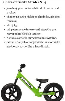 Strider odrážadlo detské - 5