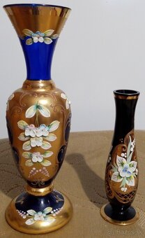 Predám dekoračné predmety z brúseného a farebného skla - 5