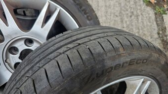 Elektróny 5x100 a letné pneu 195/55 R15 - 5