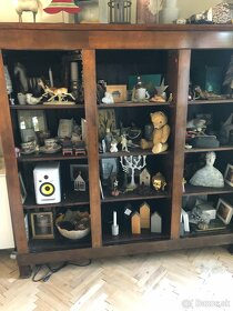 Starožitná knižnica Š203xh57,5xV184cm - 5