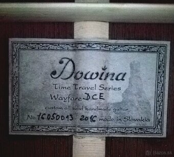 Predam el.ak. gitaru Dowina Wayfare DCE /Wenge/ celomasiv. - 5