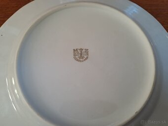 2x Ozdobné talíře, značeno, Porcelánka Moritz Zdekauer - 5