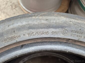 195/55 r16 letné 2 ks HANKOOK dezén 7,5 mm - 5