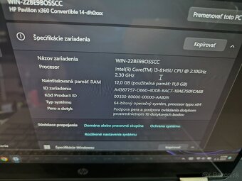 Notebook HP Pavilion x360 14-dh0602nc - 5