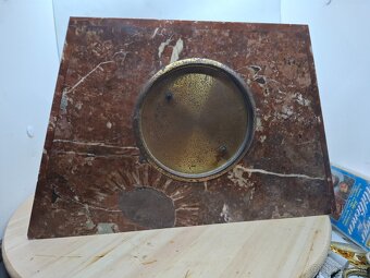 Predám funkčné mramorové komodové hodiny 75 € - 5