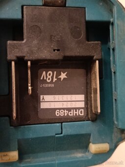 Makita akumulátorová vŕtačka DHP 489 - 5