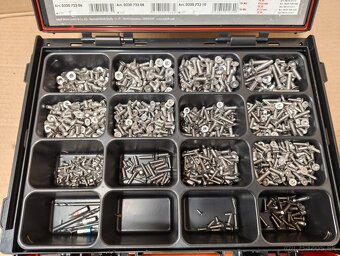 Predám rôzne sady hmoždín, šraubov, kotiev, Orsy systém - 5