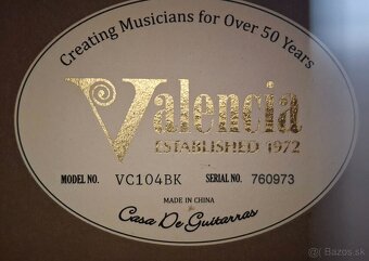 Predám gitaru Valencia - 5