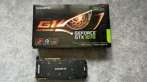Predám GeForce GTX 1070 G1 Gaming 8G - 5