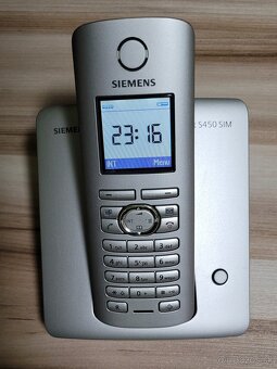 Predám klasický telefón Siemens Gigaset S450 SIM - 5