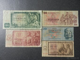 ...Československe bankovky aj kolkované... - 5