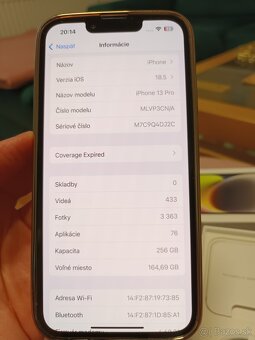 Iphone 13Pro, 256 GB, Sieŕa blue - 5