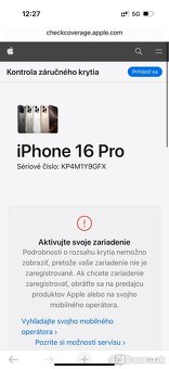 iPhone 16 Pro 1 TB Natural Titanium - nerozbalený, záruka - 5