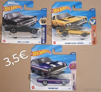 Hot Wheels zberateľská zbierka - nové autá v balení - 5