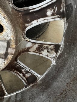 Original Audi disky 5x112 ET 39 s letnymi pneu 225/55 R17 - 5