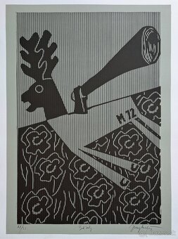 Juraj Meliš: Zásah (linorez) - 5