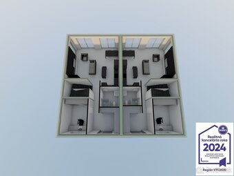 Novostavba nízkoenergetického rodinného dvojdomu, Moldava na - 5